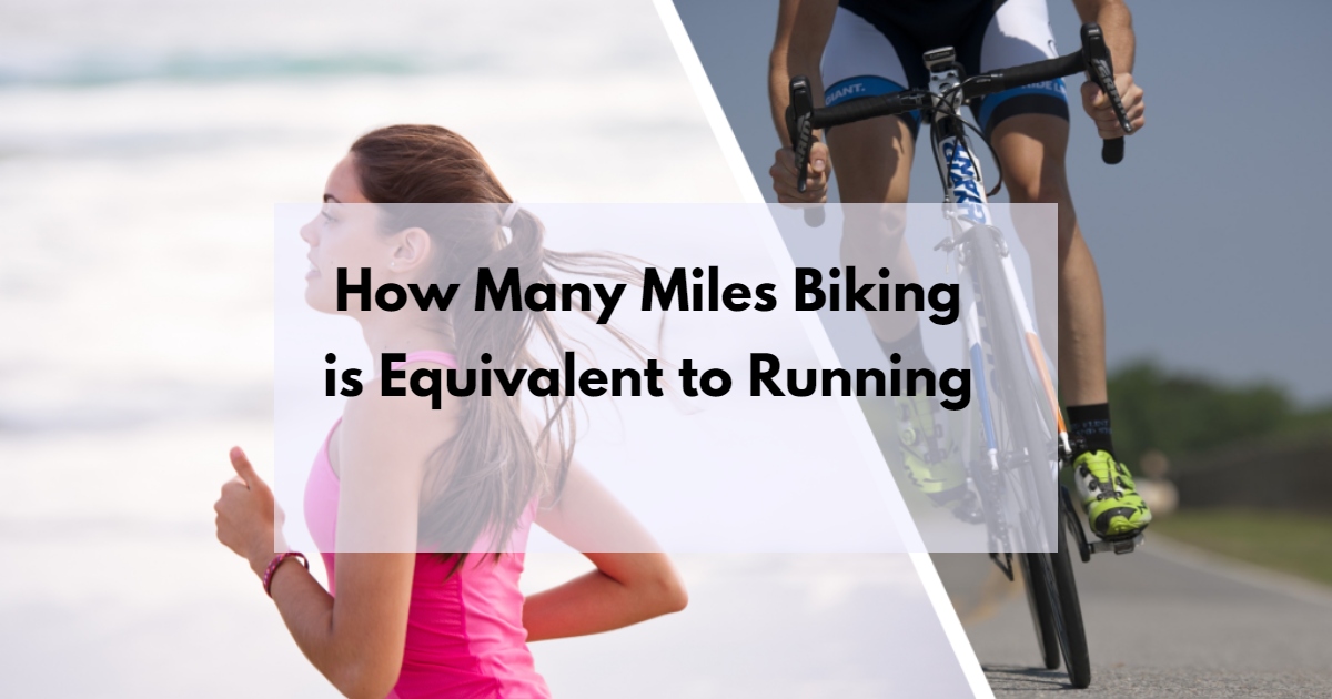 How Many Miles Biking is Equivalent to Running