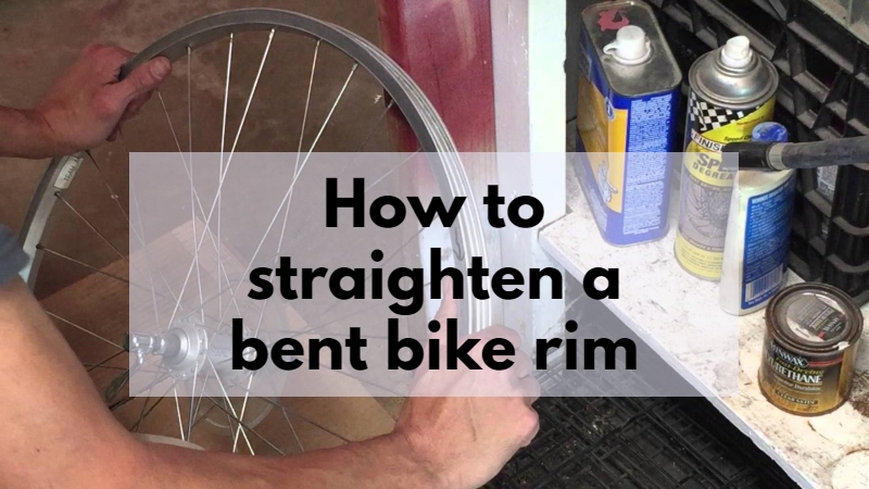 How to straighten a bent bike rim (1)
