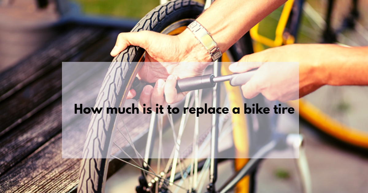 how much is it to replace a bike tire